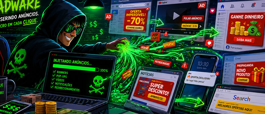 Os perigos do adware